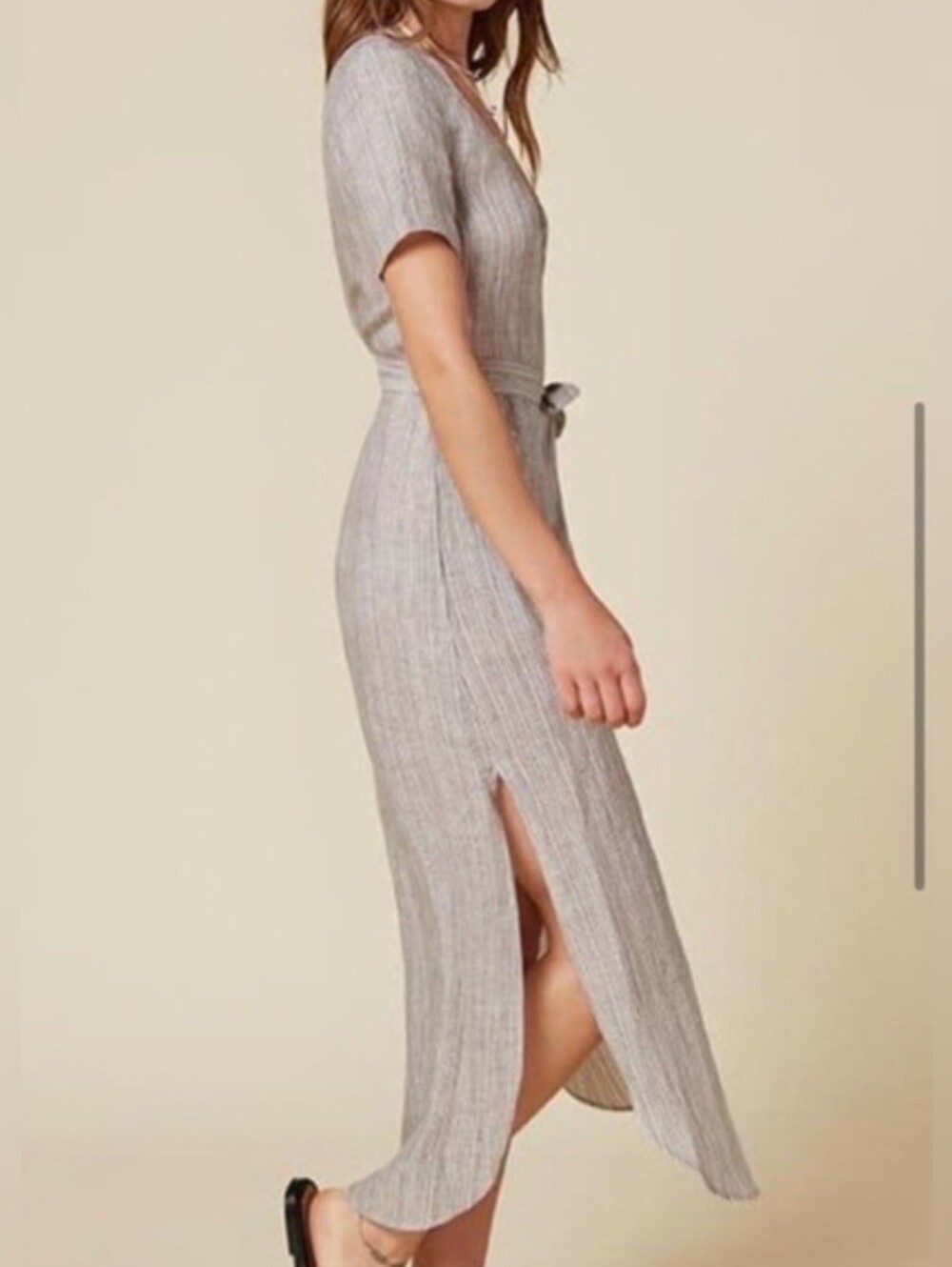 Reformation Ramsey Dress Size XS Color Gray